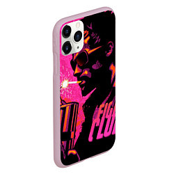 Чехол iPhone 11 Pro матовый Тайлер Дёрден с динамитом, цвет: 3D-розовый — фото 2