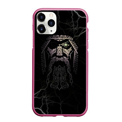 Чехол iPhone 11 Pro матовый Odin, цвет: 3D-малиновый