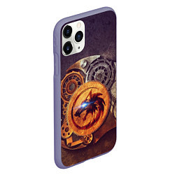 Чехол iPhone 11 Pro матовый МЕХАНИЧЕСКИЙ ВОЛК, цвет: 3D-серый — фото 2
