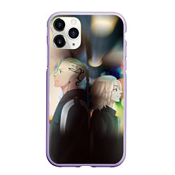 Чехол iPhone 11 Pro матовый Tokyo Revengers Токийские Мстители Z, цвет: 3D-светло-сиреневый