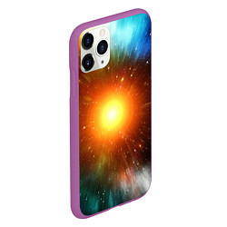 Чехол iPhone 11 Pro матовый СКОРОСТЬ СОЛНЕЧНОГО СВЕТА, цвет: 3D-фиолетовый — фото 2