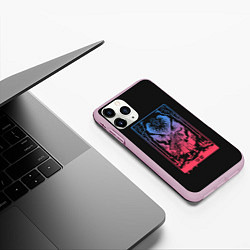 Чехол iPhone 11 Pro матовый Boss incoming, цвет: 3D-розовый — фото 2