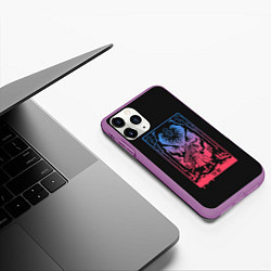 Чехол iPhone 11 Pro матовый Boss incoming, цвет: 3D-фиолетовый — фото 2