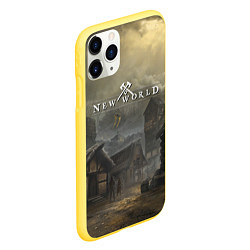 Чехол iPhone 11 Pro матовый New World, цвет: 3D-желтый — фото 2