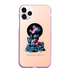 Чехол iPhone 11 Pro матовый Маркус, цвет: 3D-розовый