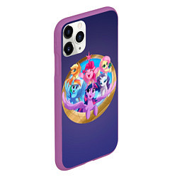 Чехол iPhone 11 Pro матовый Pony team, цвет: 3D-фиолетовый — фото 2