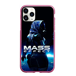 Чехол iPhone 11 Pro матовый MASS EFFECT ТАЛИ ЗОРА, цвет: 3D-малиновый