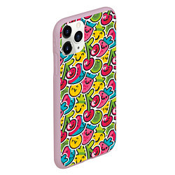 Чехол iPhone 11 Pro матовый Лето Ягоды Фрукты, цвет: 3D-розовый — фото 2