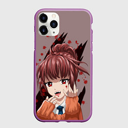 Чехол iPhone 11 Pro матовый Аниме-вампир