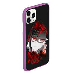 Чехол iPhone 11 Pro матовый Bad Girl Nagatoro, цвет: 3D-фиолетовый — фото 2