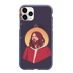 Чехол iPhone 11 Pro матовый Jared Leto 30 SECONDS TO MARS Z, цвет: 3D-серый