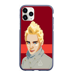 Чехол iPhone 11 Pro матовый 30 SECONDS TO MARS Jared Leto спина Z, цвет: 3D-серый