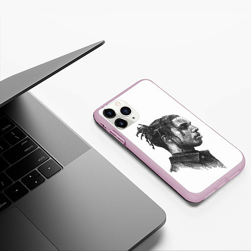 Чехол iPhone 11 Pro матовый ASAP ROCKY АСАП спина Z / 3D-Розовый – фото 3