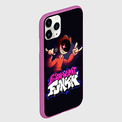 Чехол iPhone 11 Pro матовый Friday Night Funkin Пико, цвет: 3D-фиолетовый — фото 2