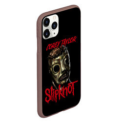 Чехол iPhone 11 Pro матовый COREY TAYLOR SLIPKNOT СЛИПКНОТ Z, цвет: 3D-коричневый — фото 2