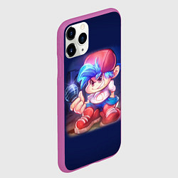 Чехол iPhone 11 Pro матовый Friday Night Funkin Бойфренд, цвет: 3D-фиолетовый — фото 2