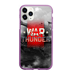 Чехол iPhone 11 Pro матовый WAR THUNDER ВАР ТАНДЕР, цвет: 3D-фиолетовый