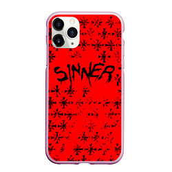 Чехол iPhone 11 Pro матовый FAR CRY 5 SINNER ГРЕШНИК, цвет: 3D-розовый