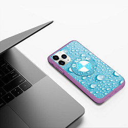 Чехол iPhone 11 Pro матовый BMW STORM, цвет: 3D-фиолетовый — фото 2