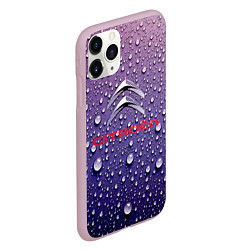Чехол iPhone 11 Pro матовый Citroёn Storm Ситроен ливень, цвет: 3D-розовый — фото 2