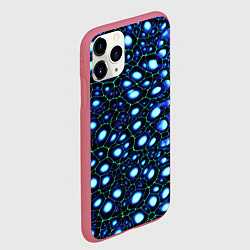 Чехол iPhone 11 Pro матовый Абстракция-макрокраска, цвет: 3D-малиновый — фото 2