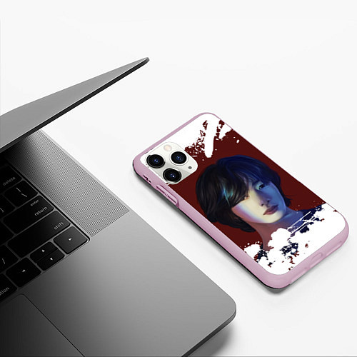 Чехол iPhone 11 Pro матовый MONSTA X МОНСТА Х Z / 3D-Розовый – фото 3