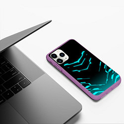 Чехол iPhone 11 Pro матовый DEAD SPACE АЙЗЕК КЛАРК, цвет: 3D-фиолетовый — фото 2