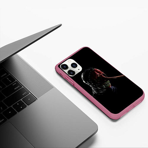 Чехол iPhone 11 Pro матовый Chris Fehn / 3D-Малиновый – фото 3