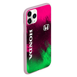 Чехол iPhone 11 Pro матовый NEON HONDA НЕОН ХОНДА, цвет: 3D-розовый — фото 2