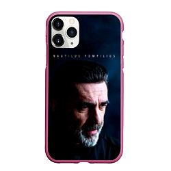 Чехол iPhone 11 Pro матовый Nautilus Pompilius Вячеслав Бутусов, цвет: 3D-малиновый