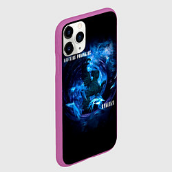 Чехол iPhone 11 Pro матовый Nautilus Pompilius КРЫЛЬЯ, цвет: 3D-фиолетовый — фото 2