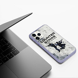 Чехол iPhone 11 Pro матовый COUNTER TERRORIST CS GO Z, цвет: 3D-светло-сиреневый — фото 2