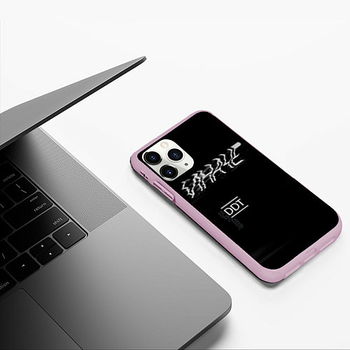 Чехол iPhone 11 Pro матовый ИНАЧЕ DDT / 3D-Розовый – фото 3