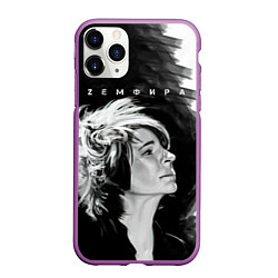 Чехол iPhone 11 Pro матовый Zемфира Зефира, цвет: 3D-фиолетовый