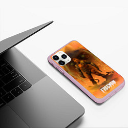 Чехол iPhone 11 Pro матовый FREEMAN GMAN HALF-LIFE Z, цвет: 3D-розовый — фото 2