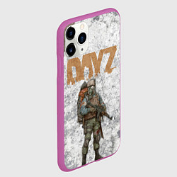 Чехол iPhone 11 Pro матовый DAYZ ДЕЙЗИ Z, цвет: 3D-фиолетовый — фото 2