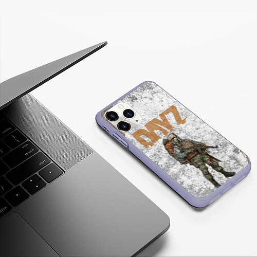 Чехол iPhone 11 Pro матовый DAYZ ДЕЙЗИ Z / 3D-Светло-сиреневый – фото 3