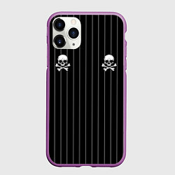Чехол iPhone 11 Pro матовый Как у Горшка Король и Шут, цвет: 3D-фиолетовый
