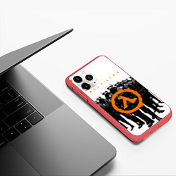 Чехол iPhone 11 Pro матовый HL HALF-LIFE Z, цвет: 3D-красный — фото 2