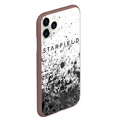 Чехол iPhone 11 Pro матовый Starfield - Powder, цвет: 3D-коричневый — фото 2