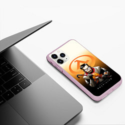 Чехол iPhone 11 Pro матовый FREEMAN HALF-LIFE Z, цвет: 3D-розовый — фото 2