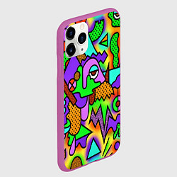 Чехол iPhone 11 Pro матовый Хаус в душе и голове, цвет: 3D-фиолетовый — фото 2