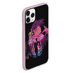 Чехол iPhone 11 Pro матовый Joseph Joestar, цвет: 3D-розовый — фото 2