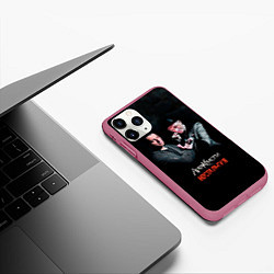 Чехол iPhone 11 Pro матовый Агата Кристи НОСТАЛЬГИЯ, цвет: 3D-малиновый — фото 2