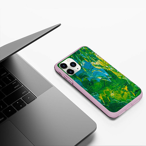 Чехол iPhone 11 Pro матовый Я вижу / 3D-Розовый – фото 3