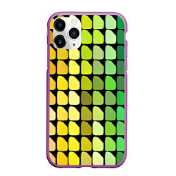 Чехол iPhone 11 Pro матовый Палитра, цвет: 3D-фиолетовый