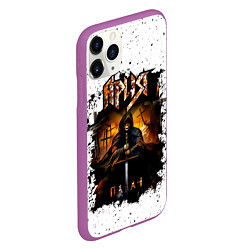 Чехол iPhone 11 Pro матовый Ария ПАЛАЧ, цвет: 3D-фиолетовый — фото 2
