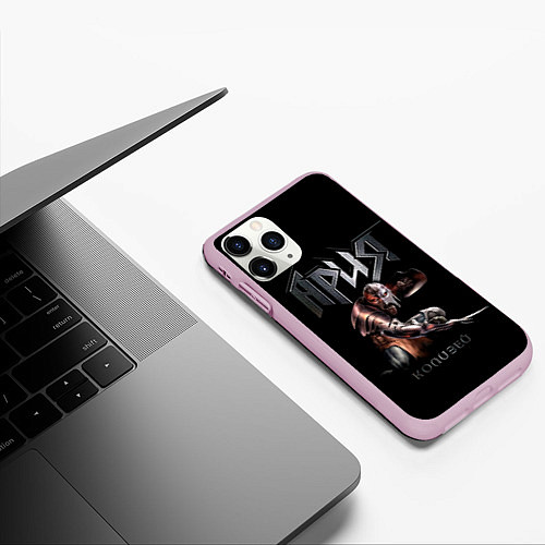 Чехол iPhone 11 Pro матовый Ария - КОЛИЗЕЙ / 3D-Розовый – фото 3