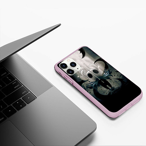 Чехол iPhone 11 Pro матовый Hollow Knight / 3D-Розовый – фото 3