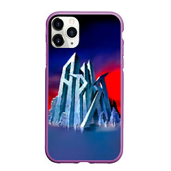 Чехол iPhone 11 Pro матовый Ария - Мания величия, цвет: 3D-фиолетовый